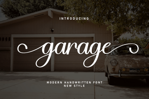 Discover Garage: An Elegant Script Font for Creative Projects