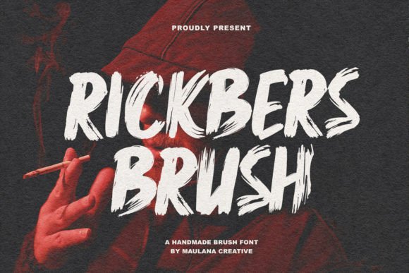 Discover Rickbers: A Brush Font with Vibrant Character