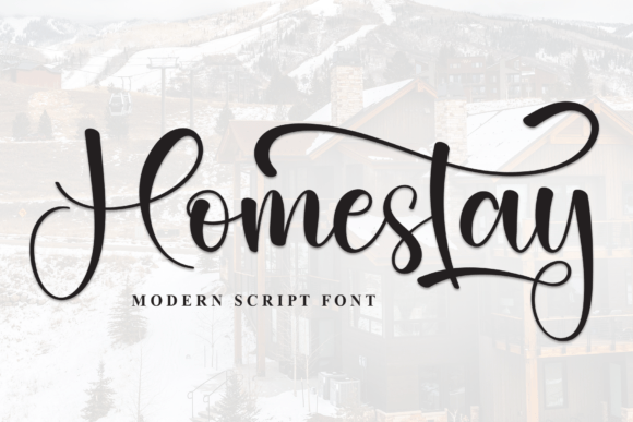 Homestay: Elevating Design with Magical Script Elegance