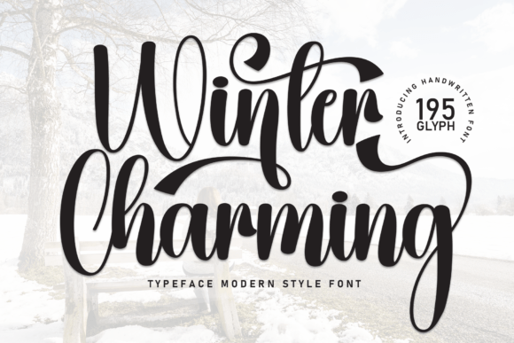 Winter Charming: A Sweet Handwritten Font for Creative Projects